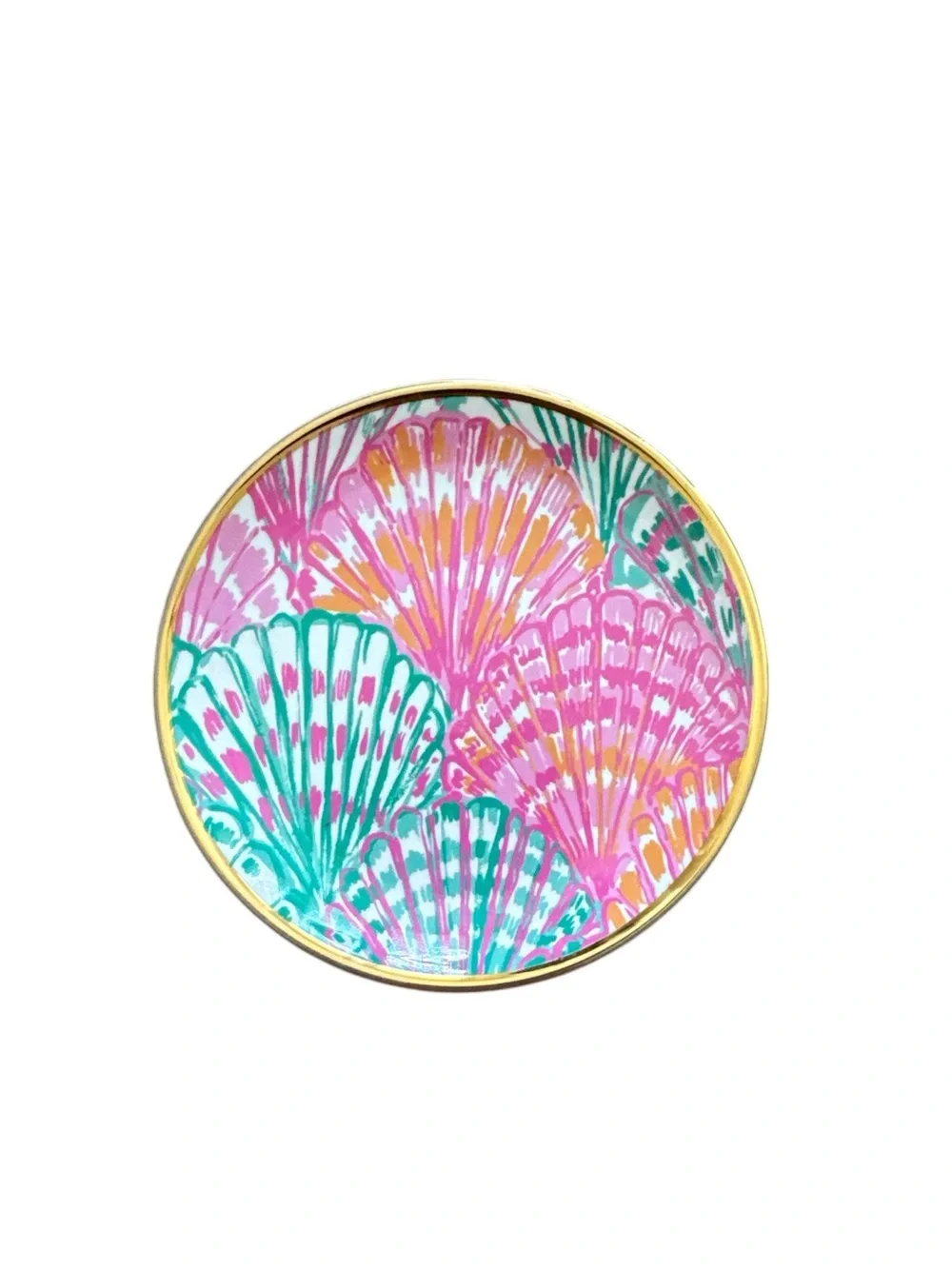 Lily Pulitzer Ceramic Coasters Set of 4 Pink Blue Preppy Coastal Grandma New